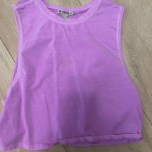 Purple workout top